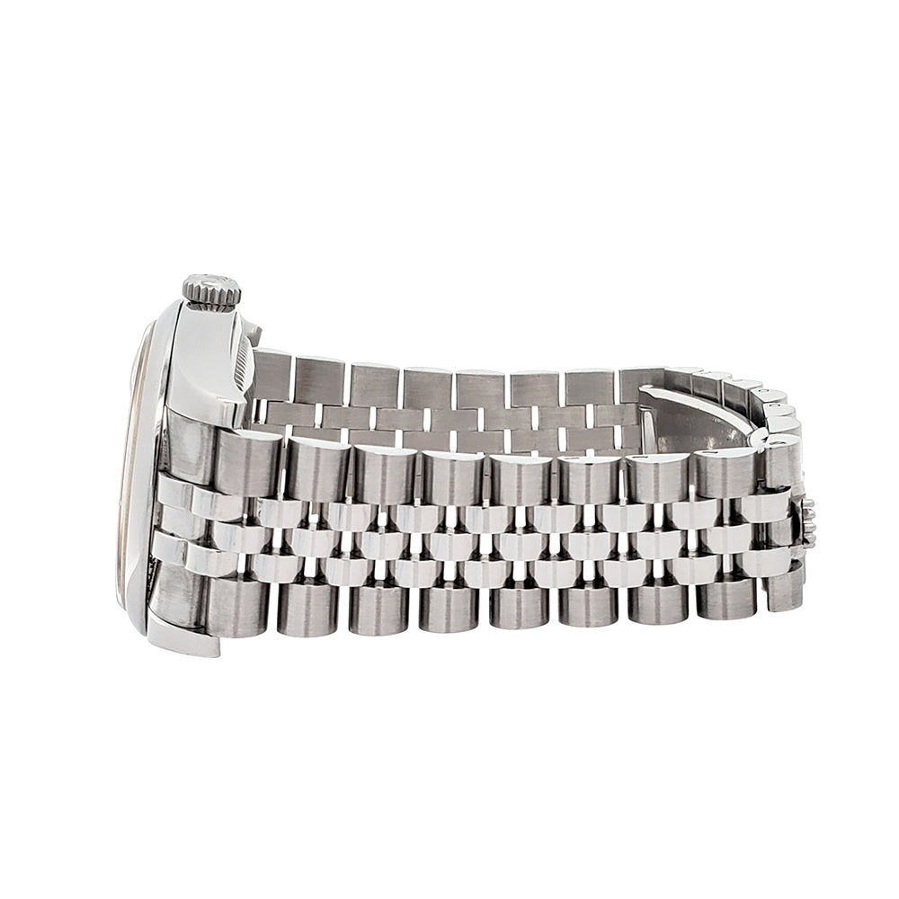 Rolex Datejust 36mm Salmon Roman Steel Jubilee Watch 116200