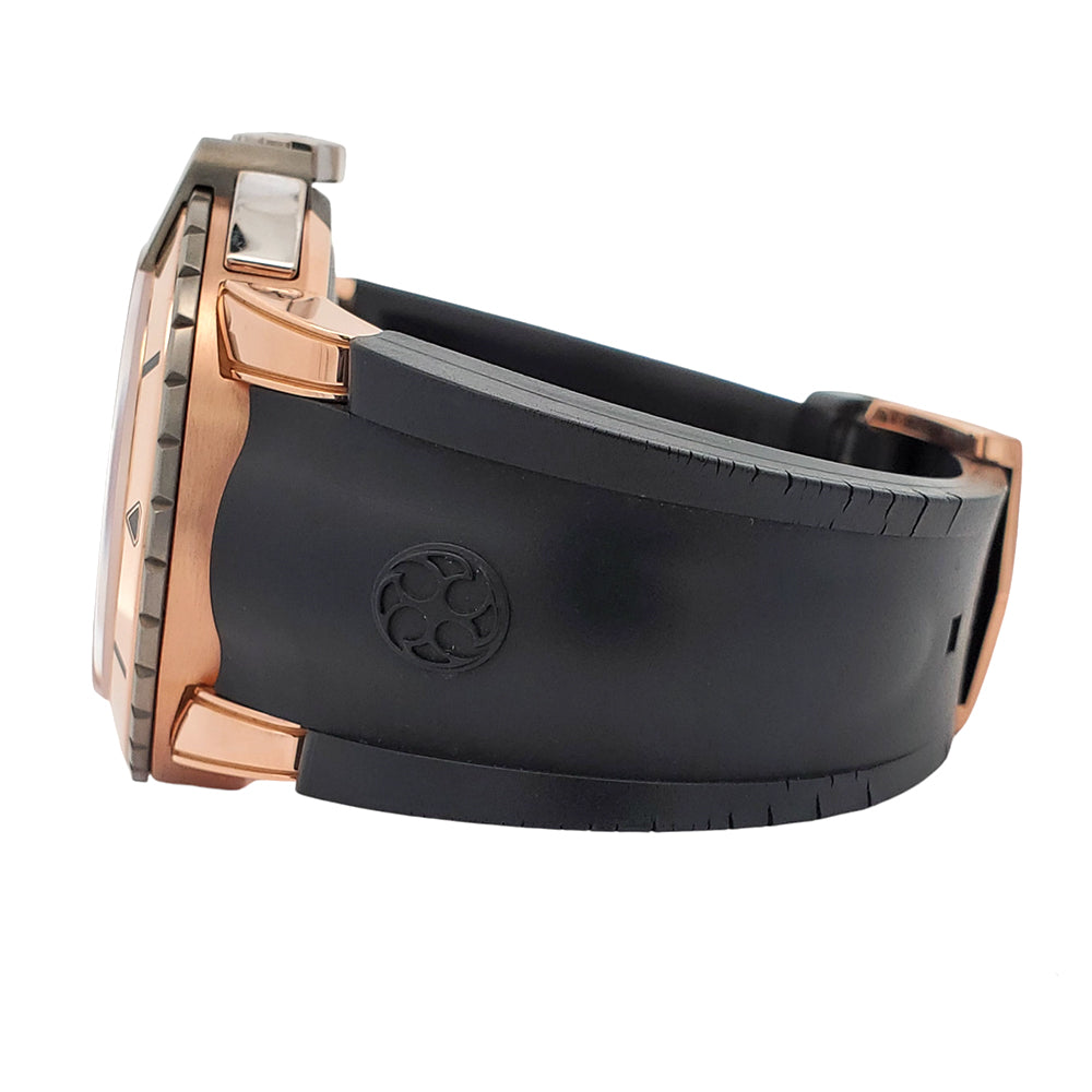 Harry Winston Ocean Diver Rose Rubber Strap | 410 MCA44RZ