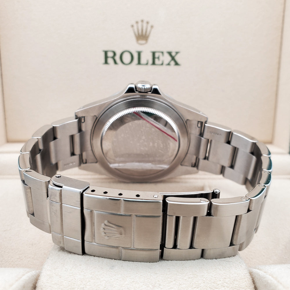 Rolex Explorer II 40mm Black Dial Steel Oyster Watch 16570 Box Papers