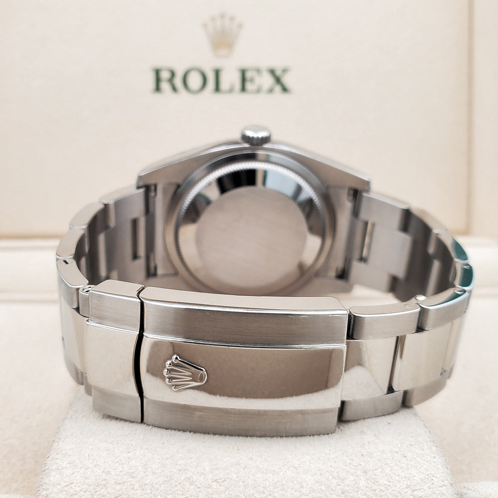 Rolex Datejust 36mm Silver Index Steel Jubilee Watch 116200 Box Papers