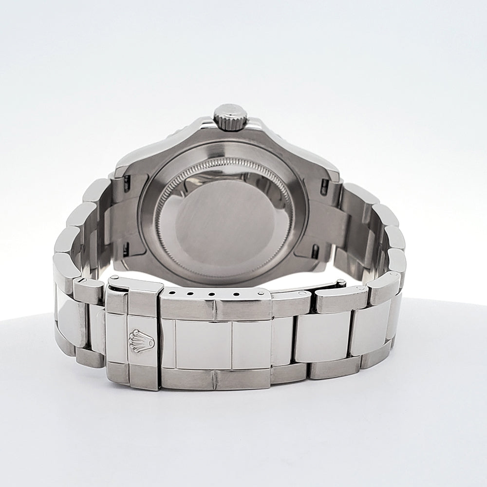 Rolex Yacht-Master 40mm Platinum Bezel Steel Watch, Ref 16622