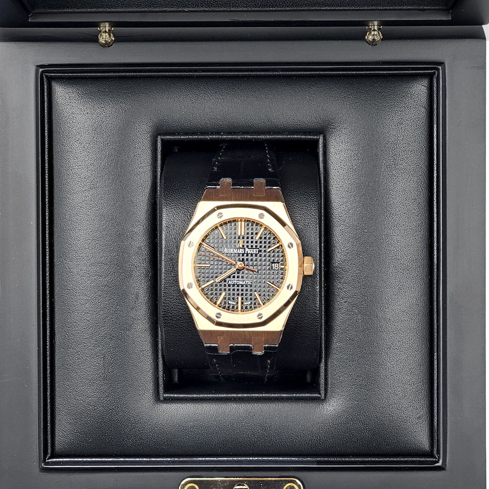 Audemars Piguet Rose Gold Royal Oak 37mm Watch 15450OR Box/Apr