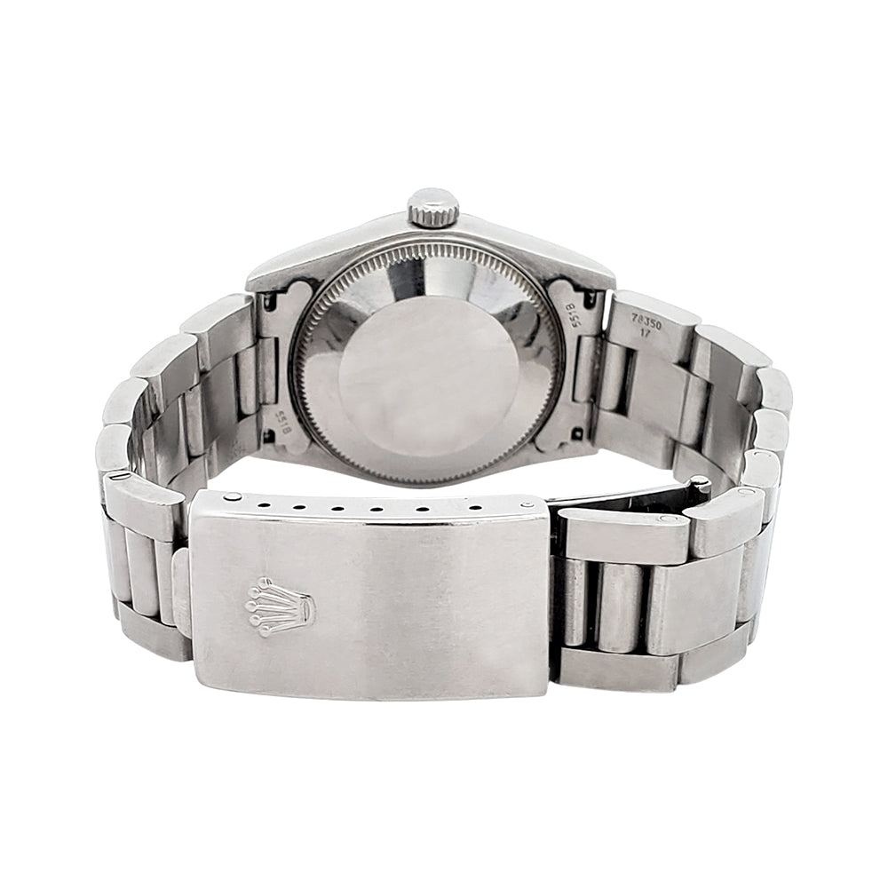 Rolex Datejust 31mm Blue Roman Steel Oyster Watch 78240 Papers/Tag