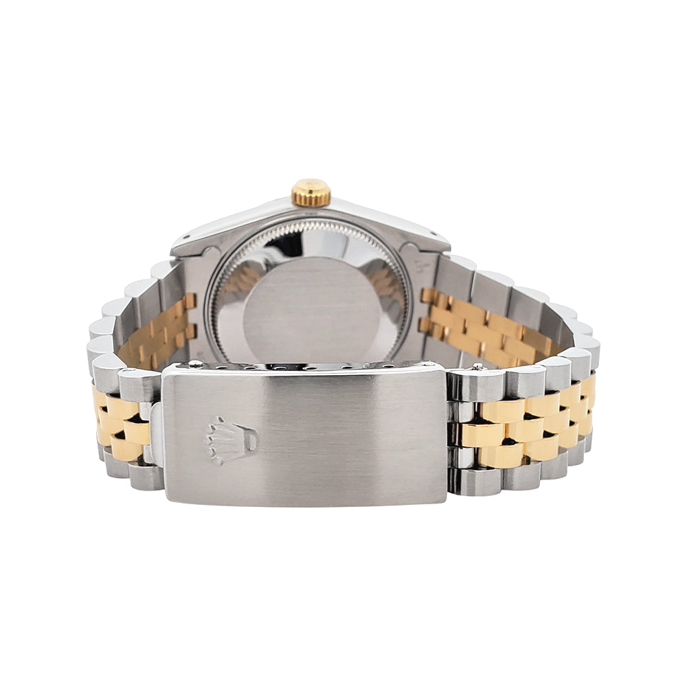 Rolex Datejust 31mm 2-Tone Factory Champagne Diamond Dial Jubilee Watch 68273