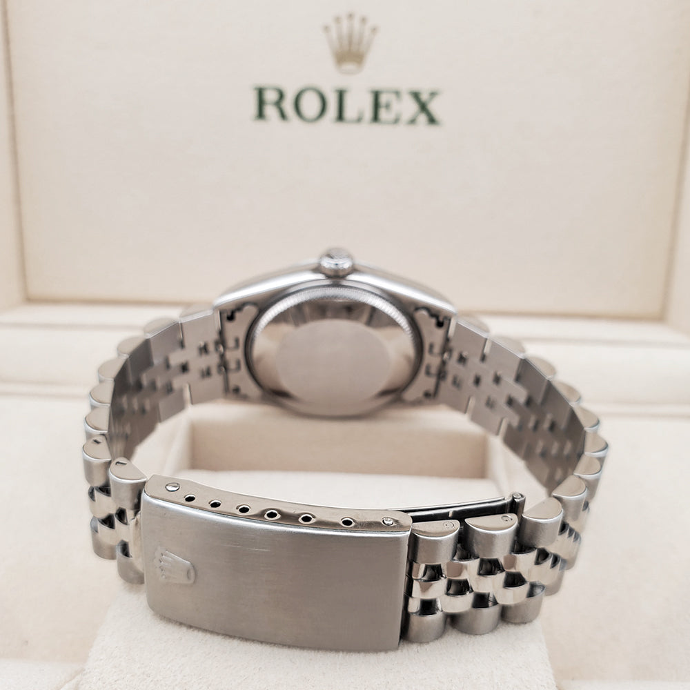 Rolex Datejust 31mm Midsize White Roman Dial Stainless Steel Jubilee Watch 78240 Box Papers