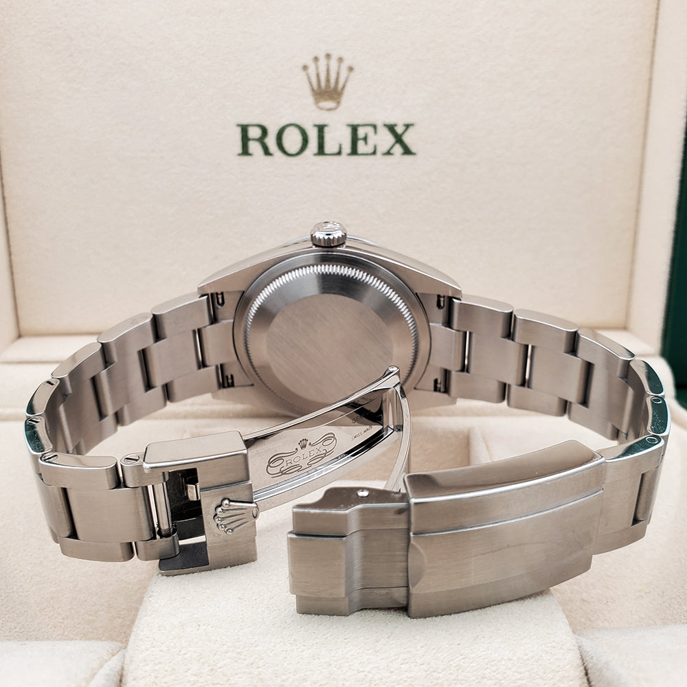 2023 Rolex Explorer Oyster Perpetual Black Dial 36mm Stainless Steel Watch 124270 Box Papers