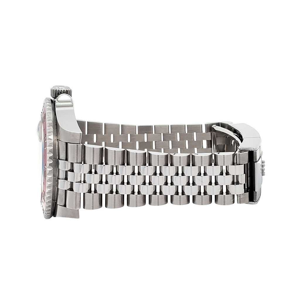 2020 Rolex GMT-Master II 40mm Pepsi Red/Blue Steel Jubilee Watch 126710BLRO Box Papers