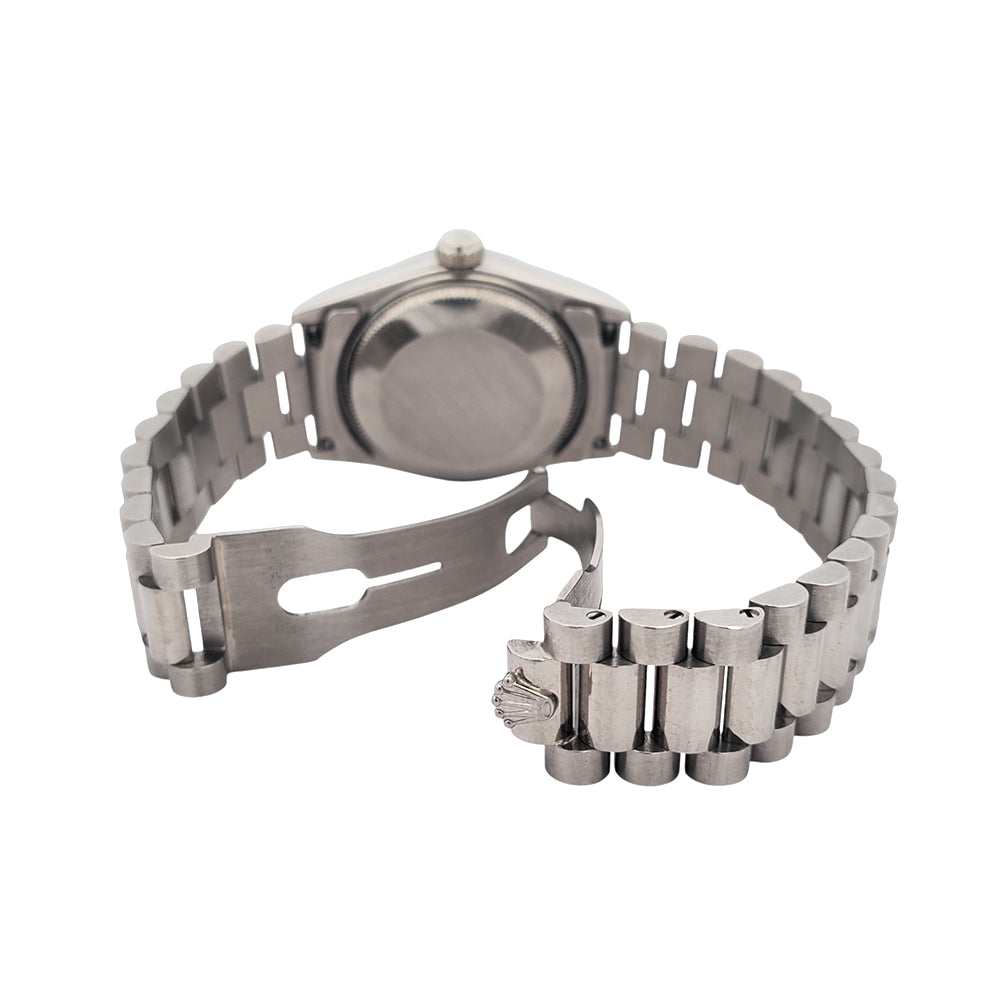 Rolex President 31mm White Gold White Mother of Pearl Dial Watch 68279