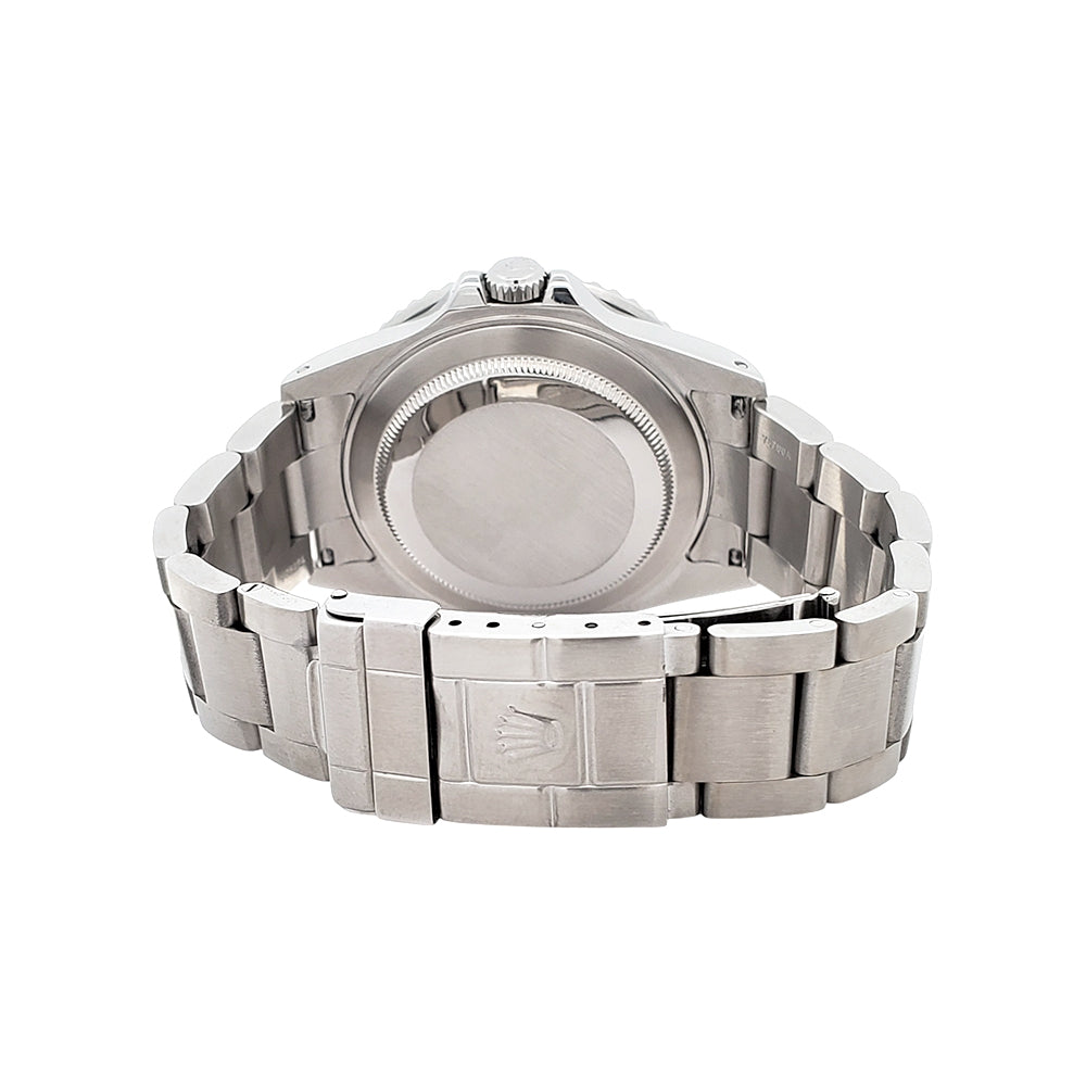 Rolex GMT-Master II 40mm Black Bezel Steel Watch 16710 Papers