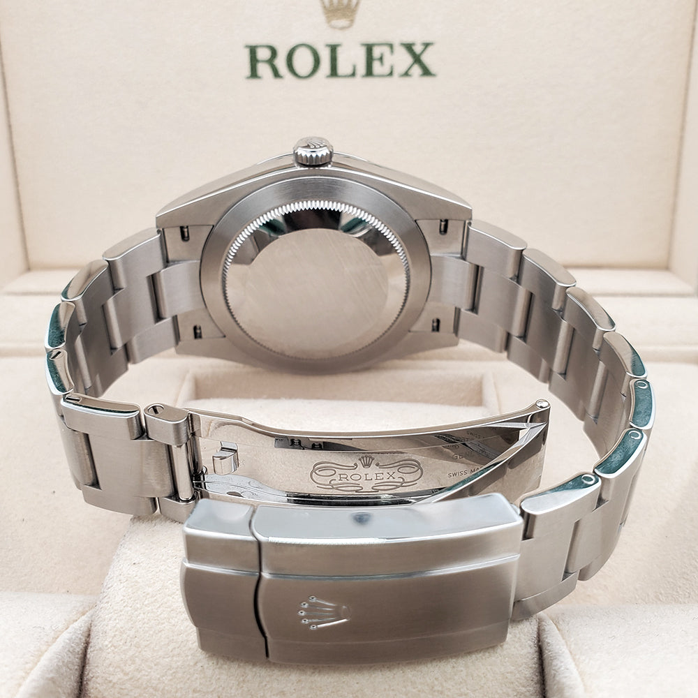 2023 Rolex Oyster Perpetual 41mm 124300 Silver Index Dial Steel Oyster Watch Box Papers