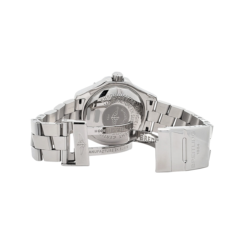 Breitling Superocean Steelfish 42mm Blue Arabic Dial Steel Mens Watch A17360