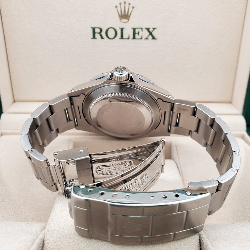 Rolex Submariner Date 40mm Black Dial Steel Oyster Watch 16610 Box Papers