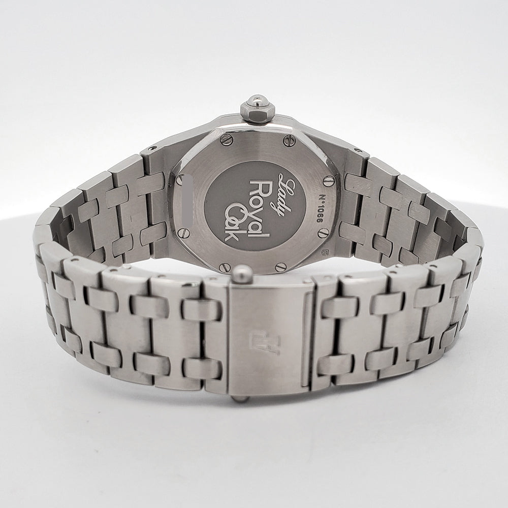 Audemars Piguet Lady Royal Oak 33mm Silver Dial Steel Quartz Watch 67600ST