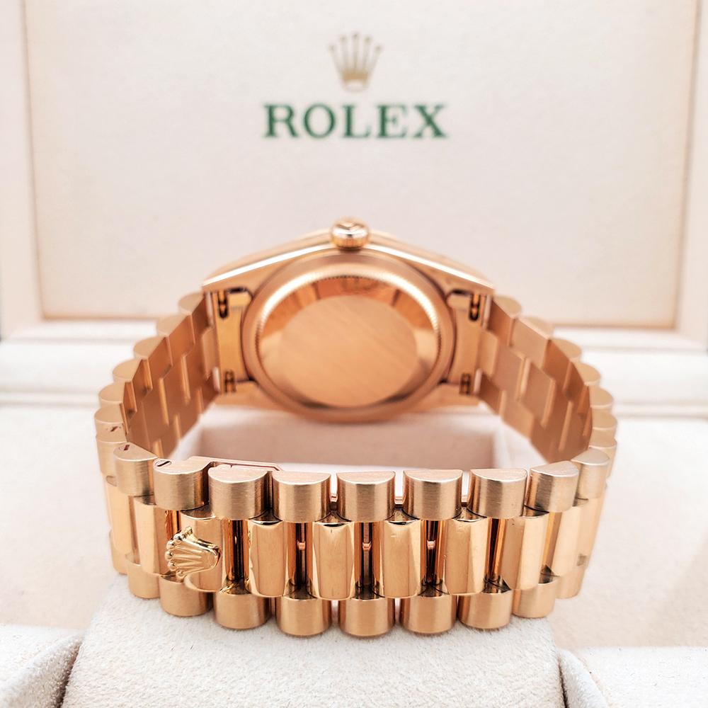 Rolex President Day-Date 36mm Factory Ruby Milliard Diamond Gold Box Papers