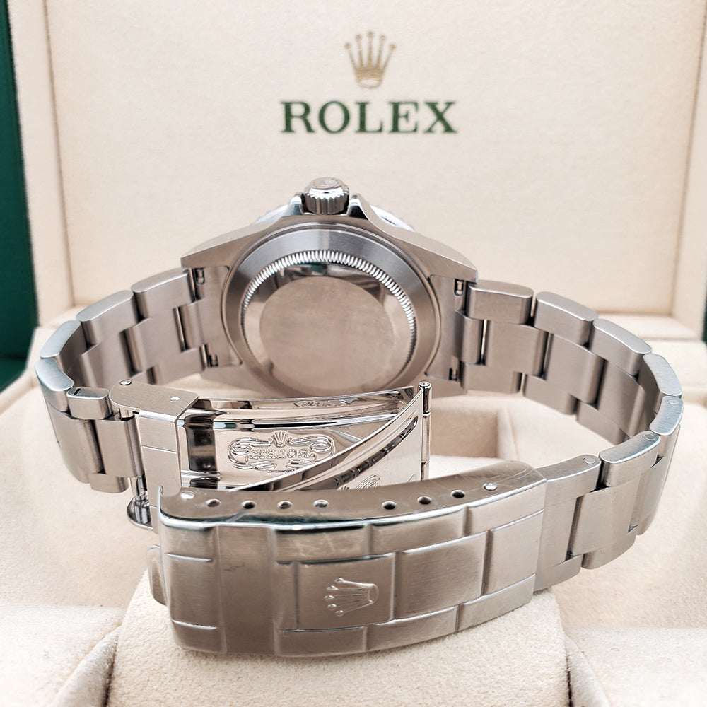 Rolex Submariner Date 40mm Black Dial Steel Oyster Watch 16610 Box Papers