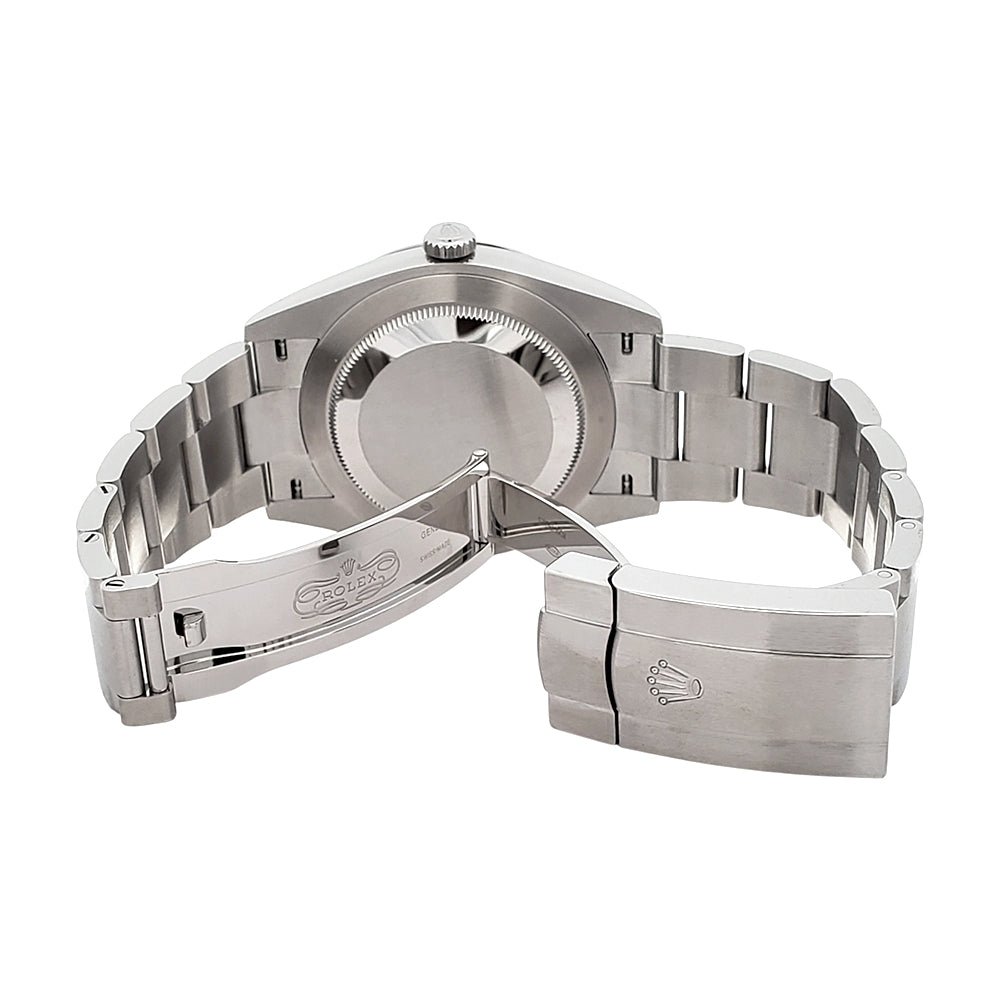 2024 Rolex Oyster Perpetual 41mm 124300 Green Index Dial Steel Watch Box Papers