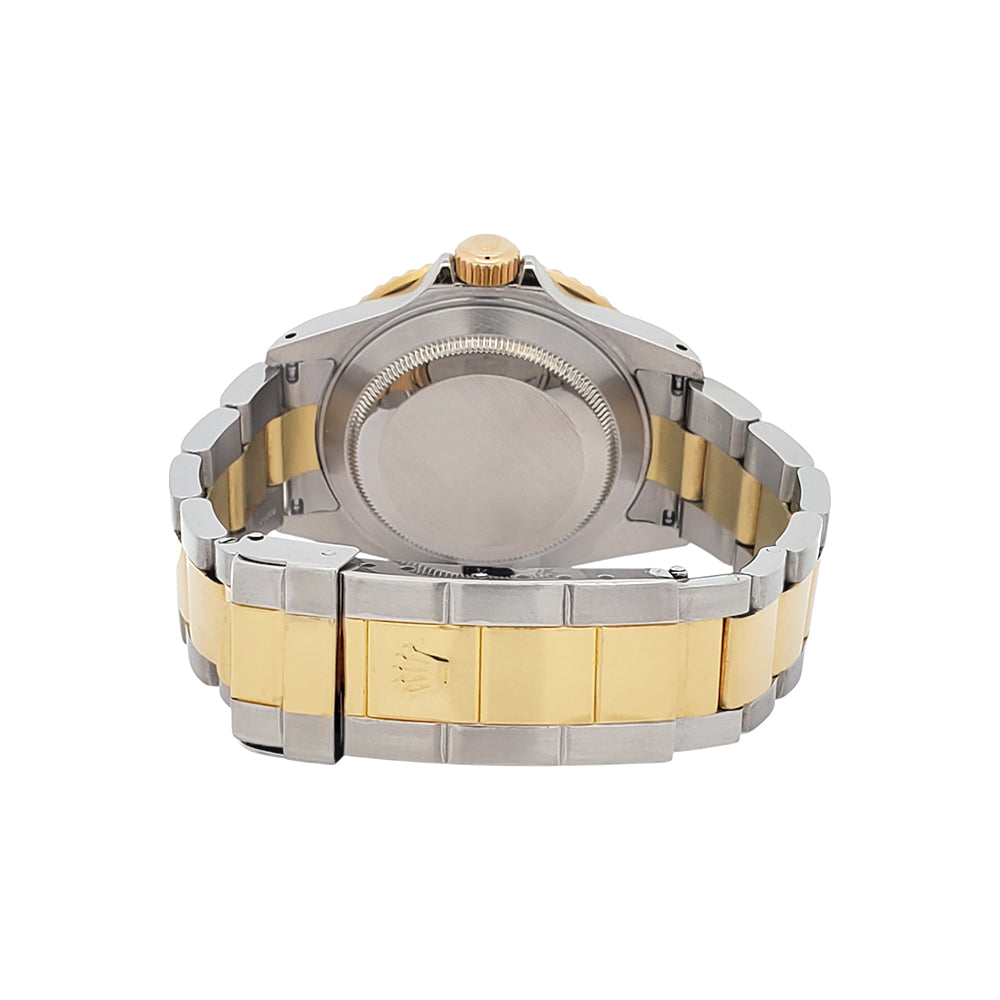 Rolex Submariner Date 40mm Black 16613 2-tone Yellow Gold/Steel Oyster Watch