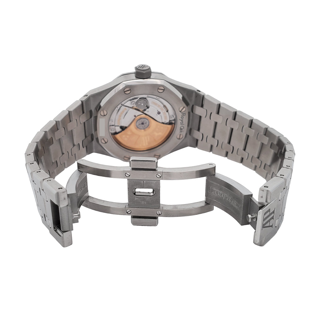 Audemars Piguet Royal Oak 37mm Silver Dial Steel Watch 15450ST.OO.1256ST.01 Box Papers