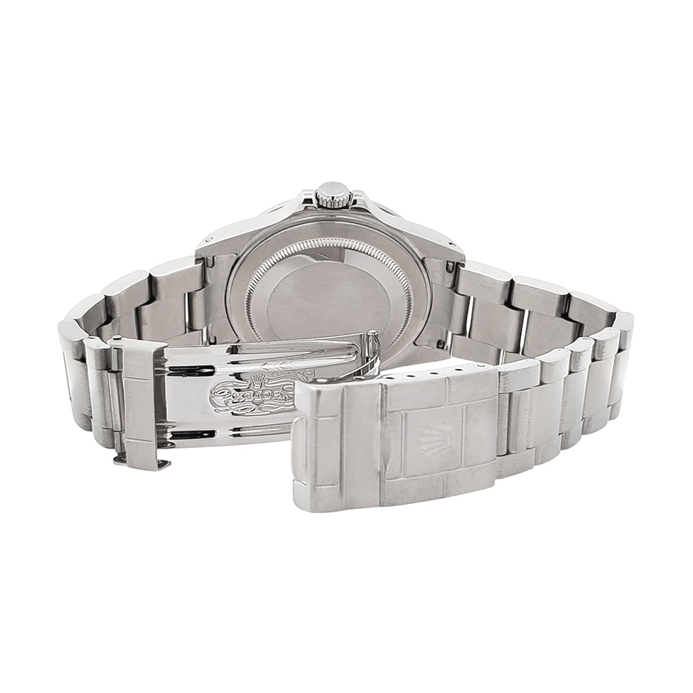 2002 Rolex Explorer II Polar White Steel Oyster 40mm Watch 16570 Papers/Serial Tag