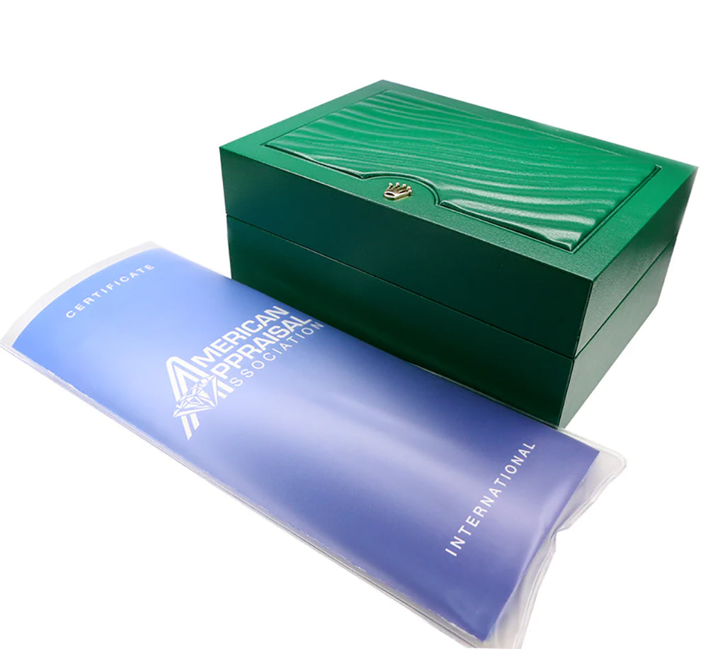 Rolex Datejust 36mm Silver Floral Dial Oyster Watch with custom VS1 Diamond Bezel 116200