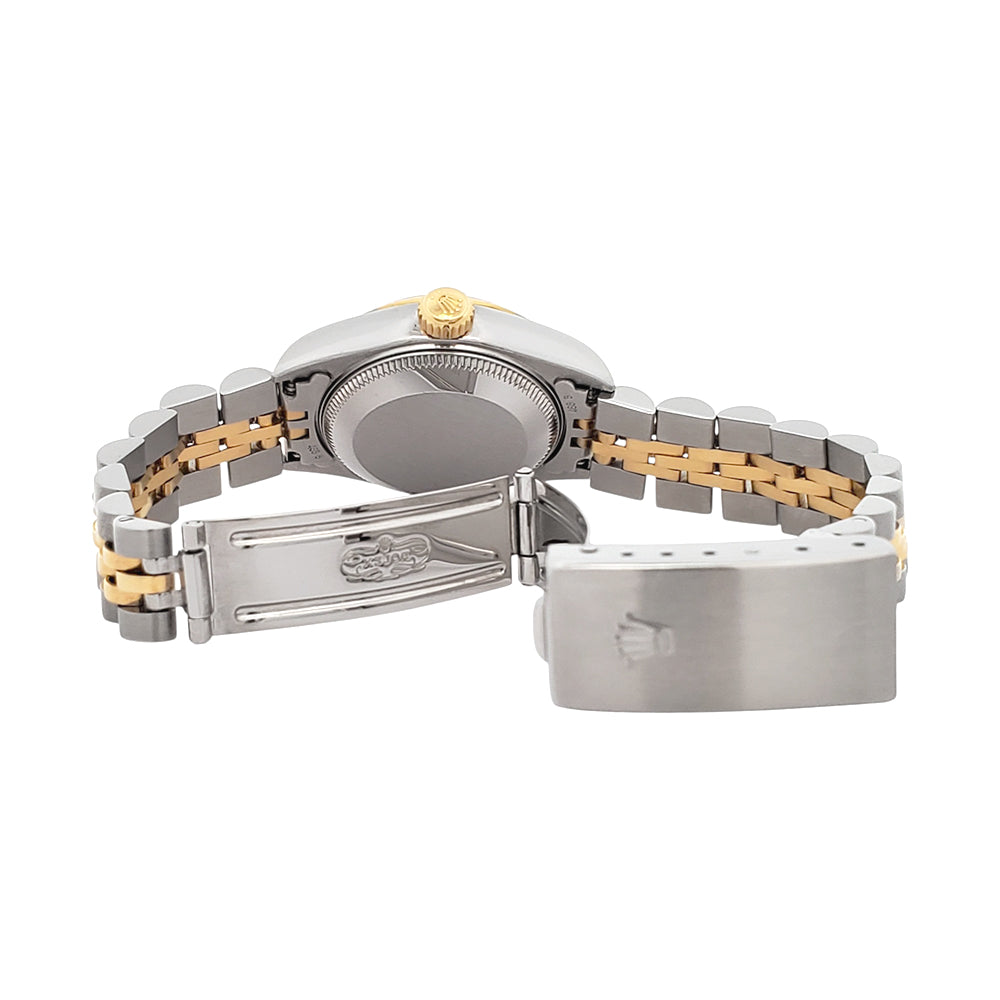 Rolex Datejust 26mm 2-Tone Yellow Gold/Steel Jubilee Watch 79173 Papers/2021 Service Papers