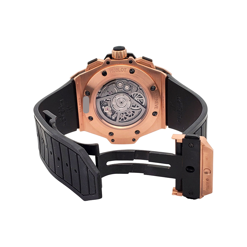 Rare Hublot Unico King Power Rose Gold Ceramic 48mm Watch 701.OQ.0180.RX Papers/Tag