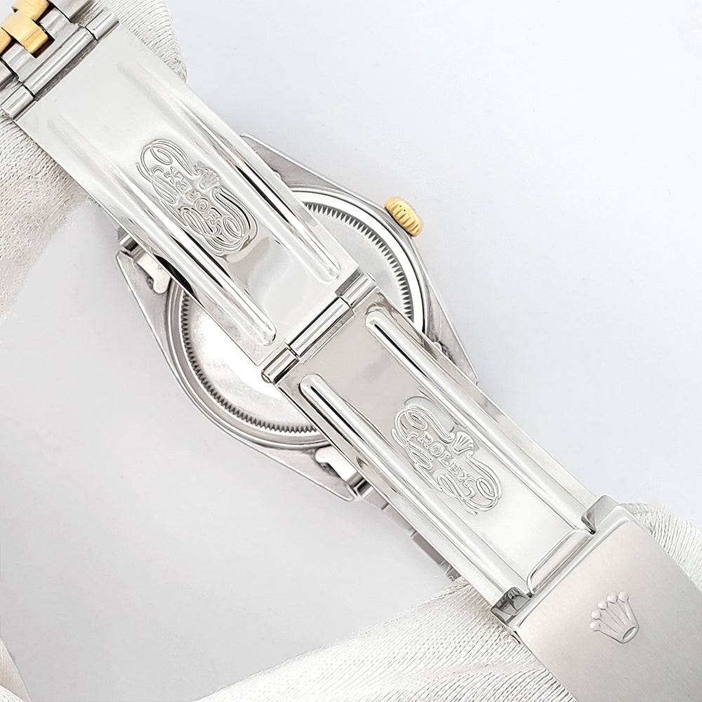 Rolex Datejust 36mm Champagne Index 2-tone Yellow Gold/Steel Jubilee 16013 Watch Papers