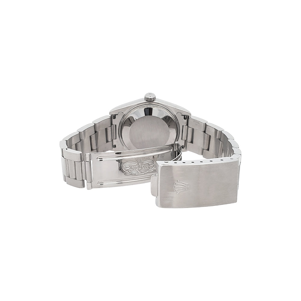 Rolex Datejust Midsize Salmon Index Arabic Steel 31mm Watch 78240