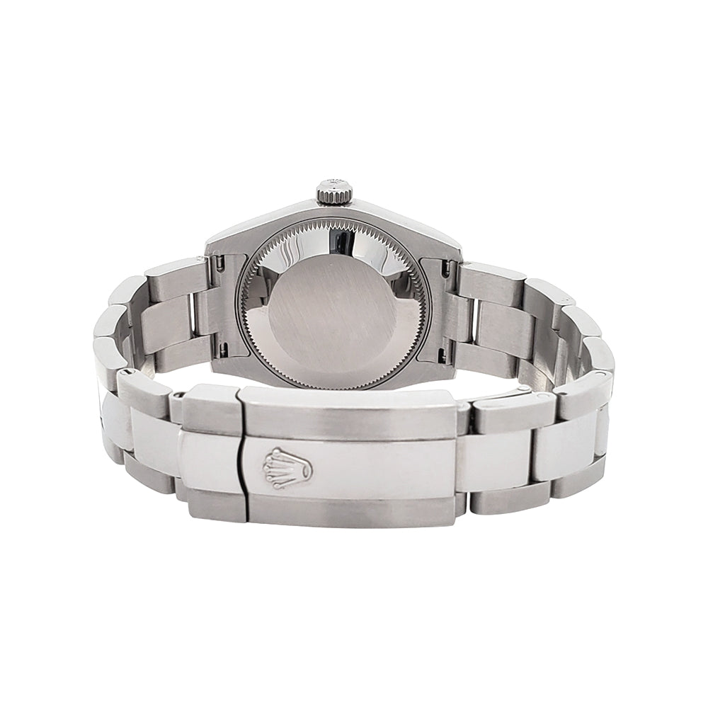 Rolex Datejust 31mm White Roman Dial Steel Oyster Watch 178240 Box Papers