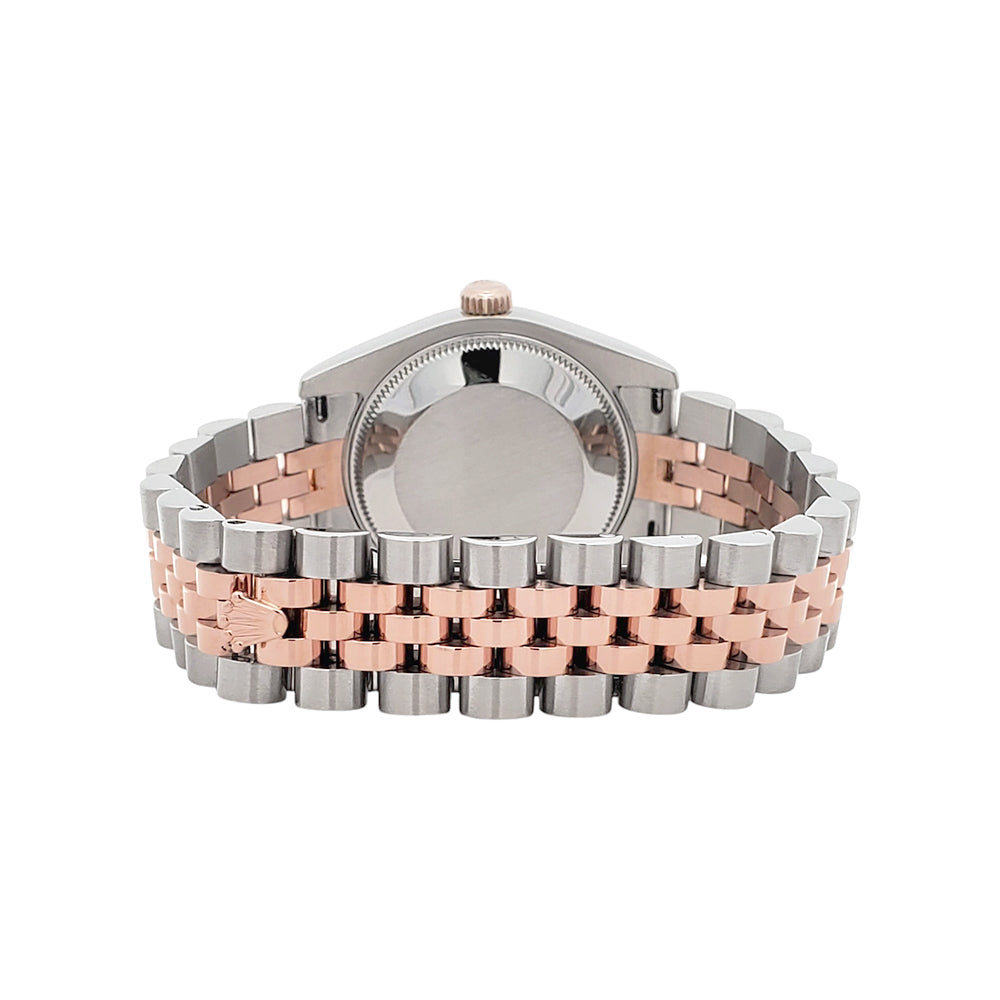 Rolex Datejust 31mm 2-tone Rose Gold/Steel 178271 Fluted Bezel Jubilee Watch Box Papers