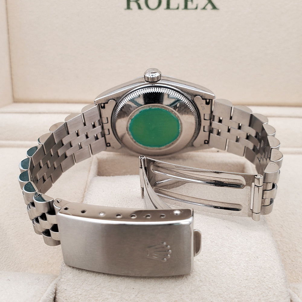 Rolex Datejust 31mm 68240 White Roman Dial Smooth Bezel Steel Watch Box Papers