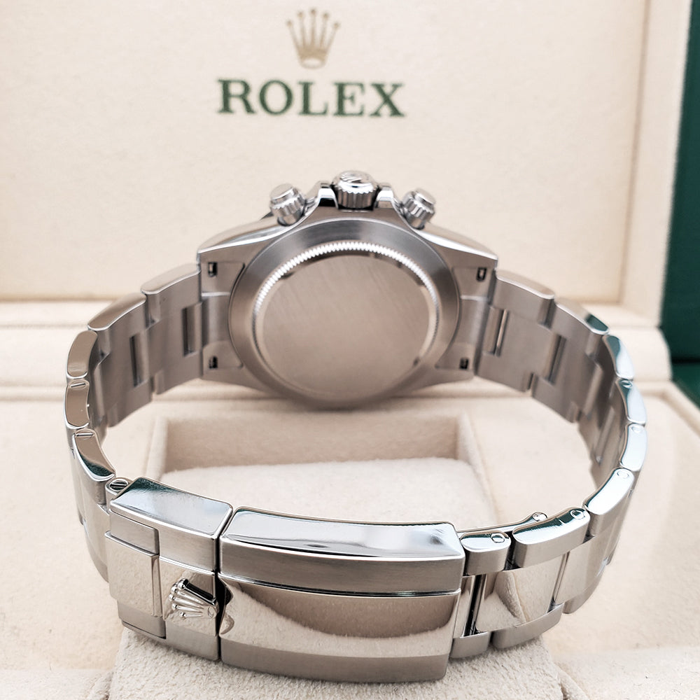 2023 Rolex Cosmograph Daytona 40mm White Panda Index Dial Steel Watch 116500LN Box Papers Tag