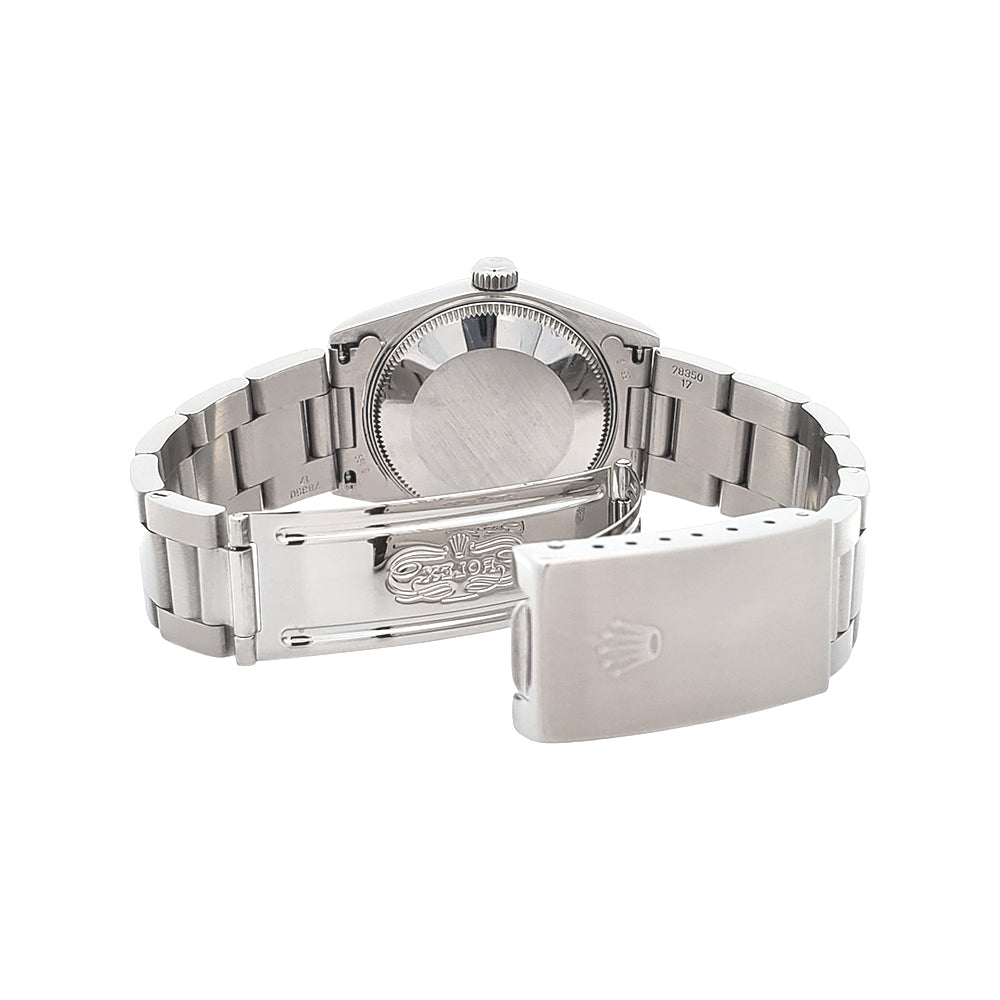 Rolex Datejust 31mm Salmon Roman Dial Steel Oyster Watch 68240 Papers