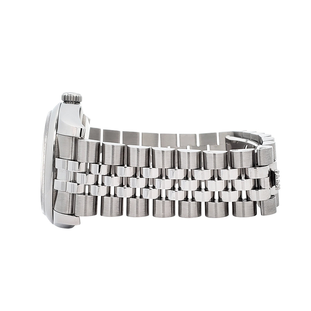 Rolex Datejust 36mm Gray Roman Dial Steel Jubilee Watch 116200 Box Papers