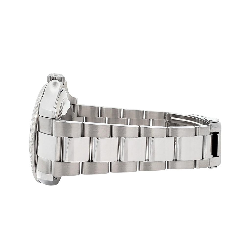 Rolex Yacht-Master 40mm Platinum Bezel Steel Watch 16622 Box Papers