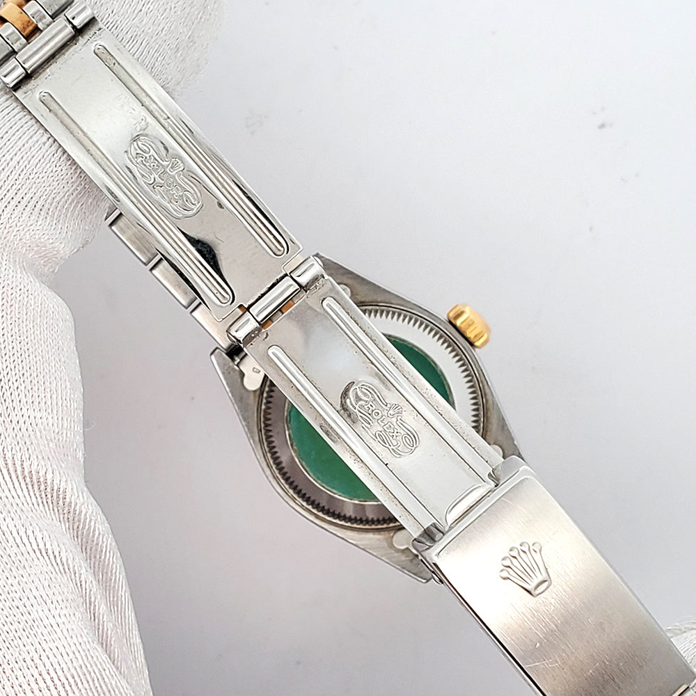 Rolex Datejust 26mm 2-Tone Factory Champagne Diamond Yellow Gold/Steel Jubilee Watch 69173