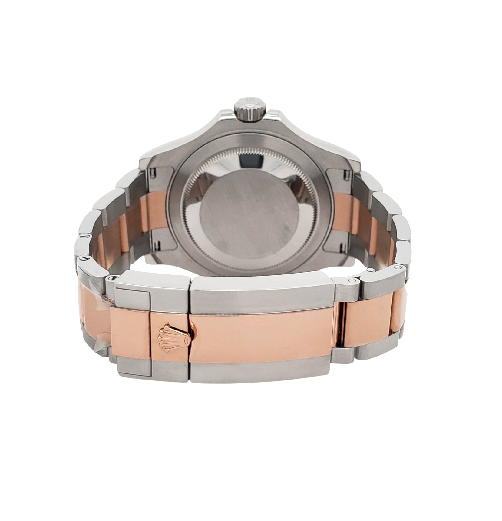 Mint Rolex Yacht-Master 40mm Chocolate Dial 2-Tone Rose Gold/Steel Watch 116621 Box Service Papers