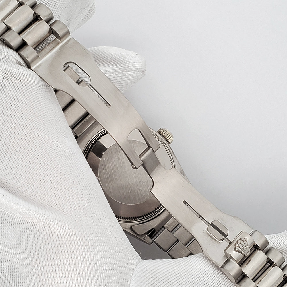 Rolex President Datejust 31mm Factory Diamond Dial White Gold Watch 68279