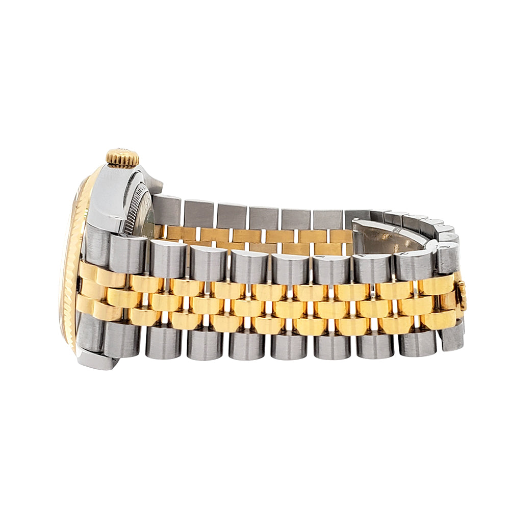 Rolex Datejust 36mm 116233 2-Tone Champagne Roman Dial Jubilee Watch Box Papers