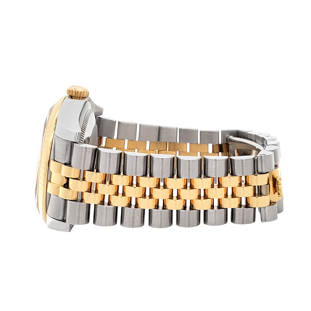 Rolex Datejust 36mm 2-Tone Yellow Gold/Steel Champagne Index Watch 116233 Box/Papers/Tag