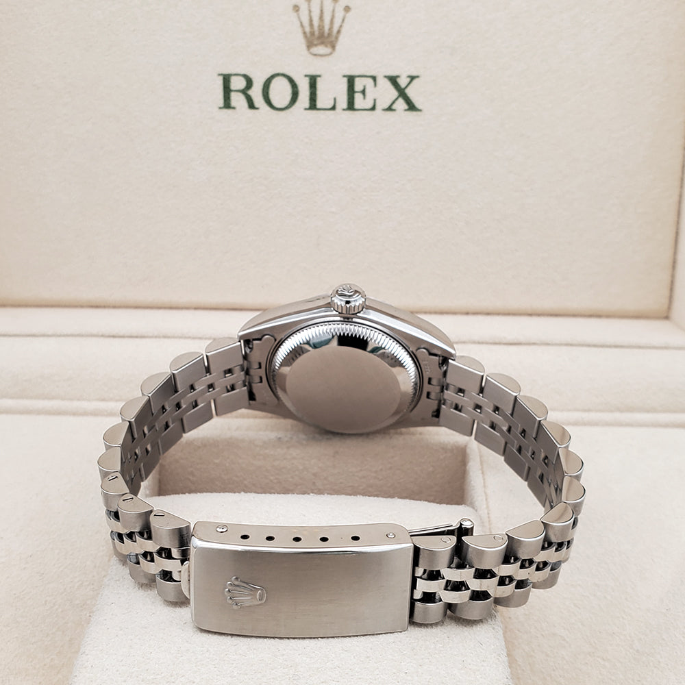 Rolex Datejust 26mm 79174 Blue Dial Fluted Bezel Stainless Steel Watch