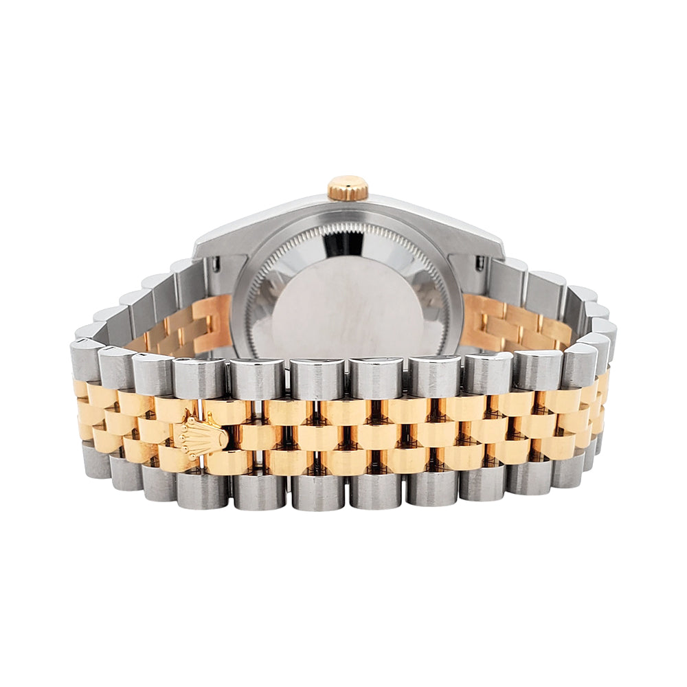 Rolex Datejust 36mm Slate Roman 2-Tone Yellow Gold/Steel Jubilee Watch 116233 Box/Papers/Tag