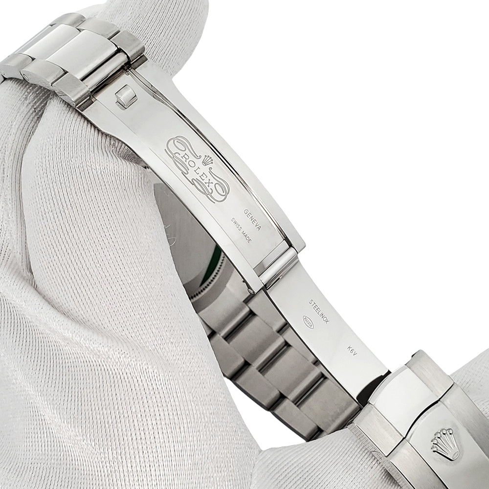 Rolex Datejust 41 126300 Silver Index 2.4CT Diamond Bezel Steel Oyster Watch Box Papers