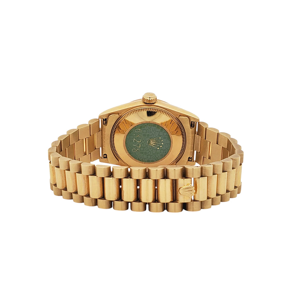 Rolex President White Roman 31mm Yellow Gold 68278 Watch Box Papers