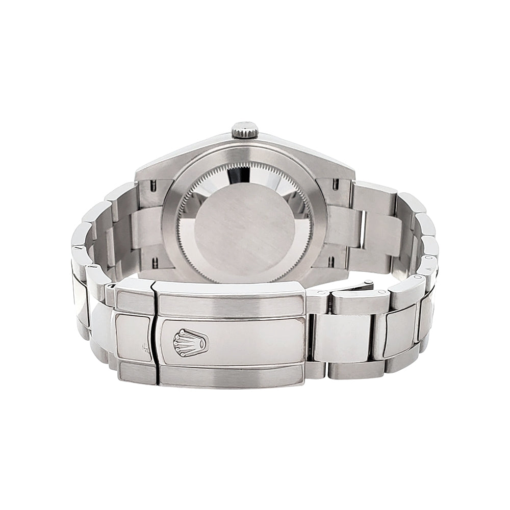 2024 Rolex Datejust 41 Blue Roman White Gold Fluted Bezel Watch 126334 Box/Papers/Tag