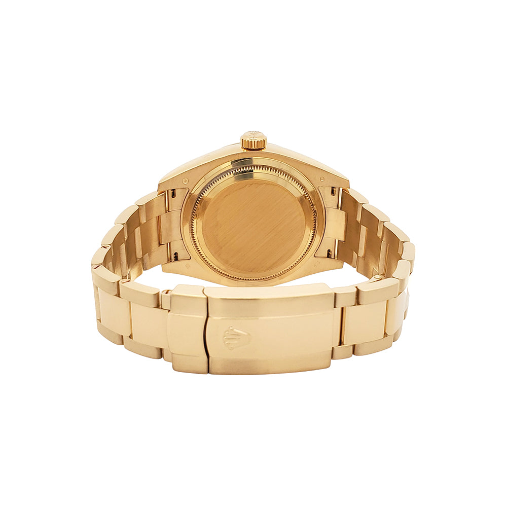 Rolex Sky-Dweller Yellow Gold 326938 Silver Sunray Roman Dial 42mm Oyster Watch