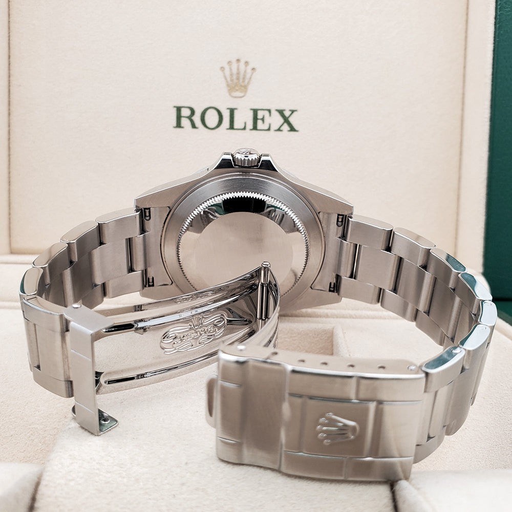 Rolex Explorer II 40mm Black Dial Stainless Steel Oyster Watch 16570 Box Papers