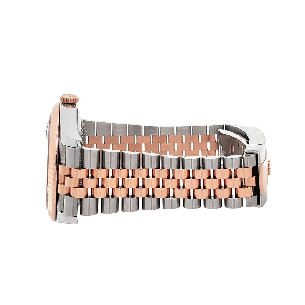 2021 Rolex Datejust 41 Wimbledon Slate Dial 126331 2-tone Rose Gold/Steel Jubilee Watch Box Papers