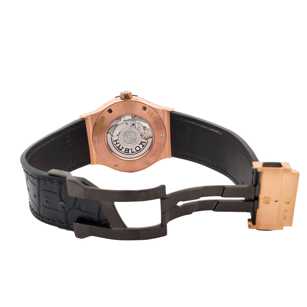 Hublot Factory Diamond Classic Fusion Aerofusion Moonphase King Gold 45mm Rose Gold Watch