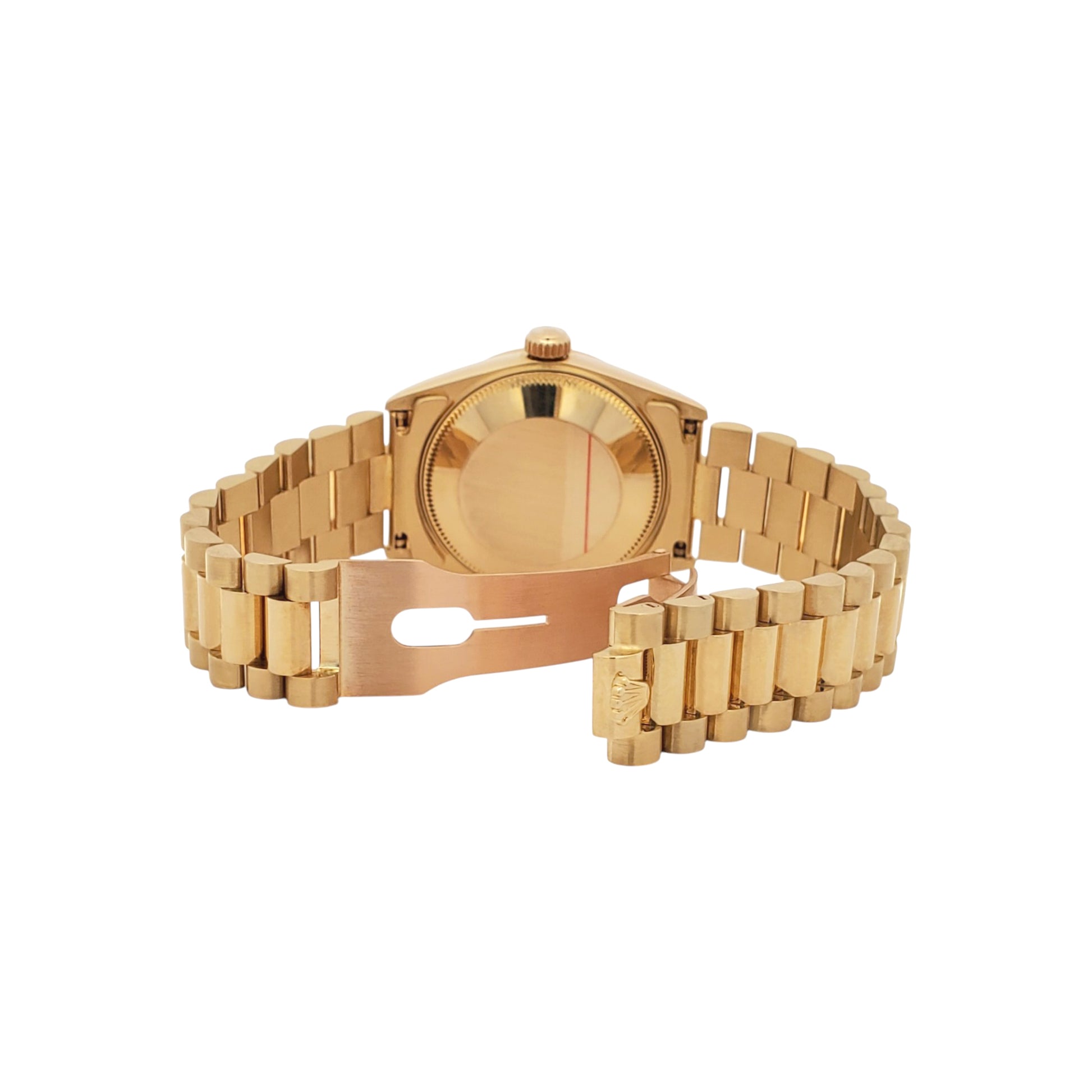 Mint Rolex President Datejust 31mm Silver Jubilee Diamond Dial Yellow Gold Watch 68278